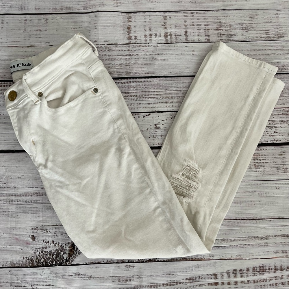 Express white jeans